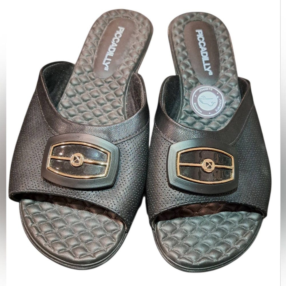 Piccadilly Brazillian Women's Black Mules